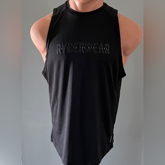 Ryderwear Men's Tank Top, Black, 2XL, *Washed But Not Worn* - Picture 1 of 12